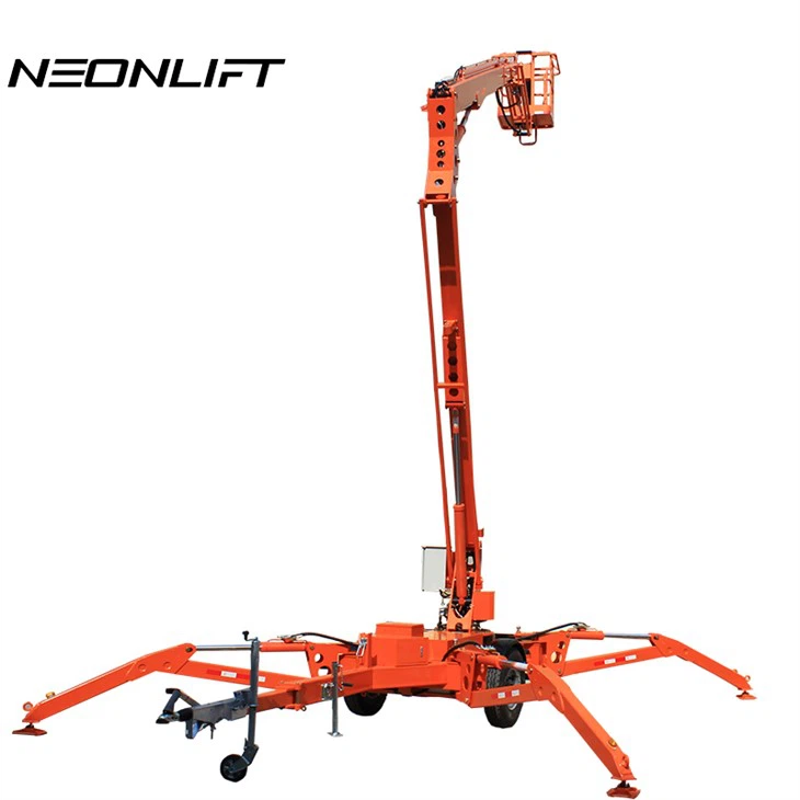 Industrial Mobile Spider Boom Lift